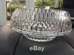 12 QUALITY HEAVY Centrepiece Footed Cut Glass Punch Fruit Bowl Polished Pontil