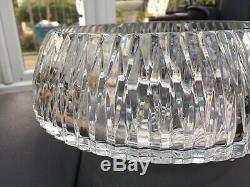 12 QUALITY HEAVY Centrepiece Footed Cut Glass Punch Fruit Bowl Polished Pontil