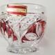 (12) Ruby Red, The Byrdes Collection Punch bowl cups by Hofbauer