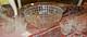 13 Pc Vintage Heisey Victorian Glass Punch Bowl & 12 Grape Pattern Cups Set