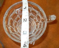 13 Pc Vintage Heisey Victorian Glass Punch Bowl & 12 Grape Pattern Cups Set 13 Pc Vintage Heisey Victorian Glass Punch Bowl & 12 Grape Pattern Cups Set