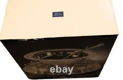 13 x 7 VINTAGE Royal Limited Silver-Plated PUNCH BOWL Set with 12 Cups, Ladle&Tray