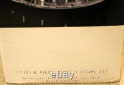 13 x 7 VINTAGE Royal Limited Silver-Plated PUNCH BOWL Set with 12 Cups, Ladle&Tray