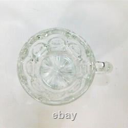 131/3215 Tiffin Franciscan Moon & Stars Glass Punch Bowl Set withPlate & 12 Cups