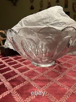 14 Heisey Glass Marked Bowl in The Colonial Pattern Punch Cups Sold Separately