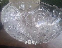 14 PC SET PINWHEEL STAR PUNCH BOWL CUPS L E SMITH SLEWED HORSESHOE PARTY