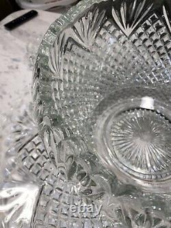 14 Pc LE Smith Pineapple Punch Bowl + Underplate & Cups