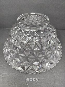 14 Piece Imperial Glass Ohio Mount Vernon Punch Bowl Set Base Plate 12 Cups