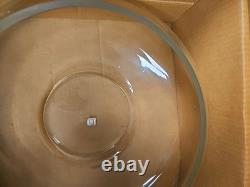 14Pc Glass Punch Bowl Set, Vintage New Catering Supply #7050 MCM in Original Box