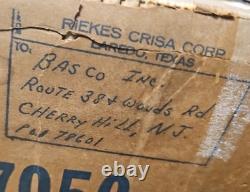 14Pc Glass Punch Bowl Set, Vintage New Catering Supply #7050 MCM in Original Box