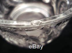 15 piece EAPG punch bowl set Smith Glass Pinwheel & Stars