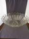 17 Piece Tiffin Glass Bristol Diamond Flared Scalloped Punch Bowl Set C. 1950's