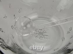 18 Piece Anchor Hocking Savannah Punch Bowl Set #86171 from 1997 (USA Made)