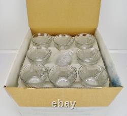 18 Piece Anchor Hocking Savannah Punch Bowl Set #86171 from 1997 (USA Made)