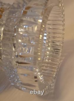 1890s Hawkes & Co. Brilliant Cut Holland Pattern Crystal Punch Bowl Pedestal