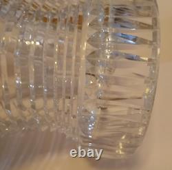 1890s Hawkes & Co. Brilliant Cut Holland Pattern Crystal Punch Bowl Pedestal