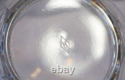 1920s American Heisey Puritan Clear (Colonial) Clear Glass Punch Bowl on Stand