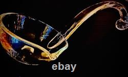 1930s LE Smith Punch Bowl Set (12 Cups) Pinwheel & Star Design Mint condition