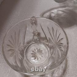 1960's Anchor Hocking (EAPC) Punch Bowl, Ladle, 12 Cups/11 Hangers, original