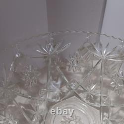 1960's Anchor Hocking (EAPC) Punch Bowl, Ladle, 12 Cups/11 Hangers, original