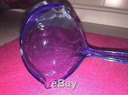 1970s RARE Antique Glass Rainbow Iridescent Punch Bowl Cups Free SHIPPING