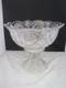 2 Pc. Imperial Glass Whirling Star or Pin Wheel Clear Punch Bowl No Cups