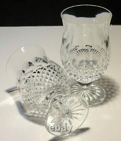 2 Waterford Crystal Colleen Footed Punch Cup Juice Glasses 5 1/4 Tall