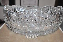 20% Off Christmas Special! Brilliant Cut Glass Bowl. Very Fine Cut Piece