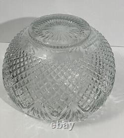 20pc Vintage L. E. SMITH Clear Glass Pineapple Punch Bowl Set ORIGINAL BOX
