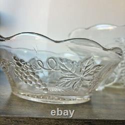 27 Piece Vintage Design Punch Set Anchorglass Anchor Hocking Glass Original Box