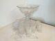 27 pc Vintage Imperial Glass Whirling Star of David Pedestal Punch Bowl Set NICE