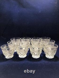 39 Pc Punch Bowl Set 12 Cups & 12 Sherbet Cups Anchor Hocking Diamond Pt Wexford