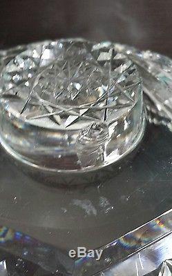 ABP American Brilliant Period Cut Crystal Star Diamond Straus Punch Bowl LARGE