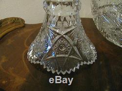 ABP Early 1900's Cut Glass Eggnog or Punch Bowl 8 3/4 t x 8 3/4 w SALE