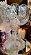 ABSOLUTELY GORGEOUS Antique American Brilliant Cut Glass 2pc Punch Bowl 14+Tall