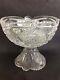 American Brilliant Period Abp Cut Glass 2 Piece Punch Bowl Huge Size 12w, 11h