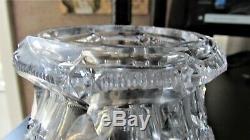 Abp Cut Glass Small Punch Bowl By Gundy Clapperton In The Hobstar Pattern 1912