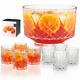 Admiral Punch Bowl with Tumblers by Viski