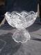American Brilliant Cut Glass ABP Punch Bowl 9.5 Tall 10 Across