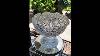 American Brilliant Cut Glass Parche Propeller Pattern 12 Punch Bowl