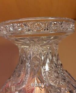 American Brilliant Cut Glass Punch Bowl