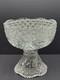 American. Brilliant Cut Glass Punch Bowl With Stand 2 Piece Antique 10x10
