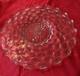 American Fostoria Cubic Glass Tray Platter Punch Bowl Vintage, 19-inch
