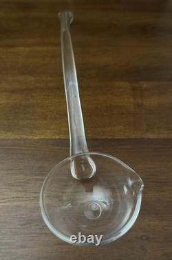 American Fostoria Vintage Large 14 Punch Bowl With Base, Ladle & 12 Cups