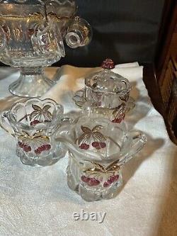 American Girl Cherry and Cable Punch Bowl Set