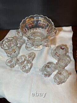 American Girl Cherry and Cable Punch Bowl Set