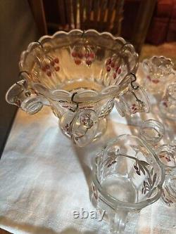 American Girl Cherry and Cable Punch Bowl Set