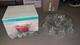 Anchor Hocking 18 Piece Wexford Punch Bowl Set Service for 8 withOriginal Box USA