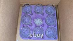 Anchor Hocking 18 Piece Wexford Punch Bowl Set Service for 8 withOriginal Box USA