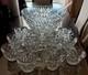 Anchor Hocking Arlington Pattern Depression Glass Punch Bowl, 14-Piece Lot EUC